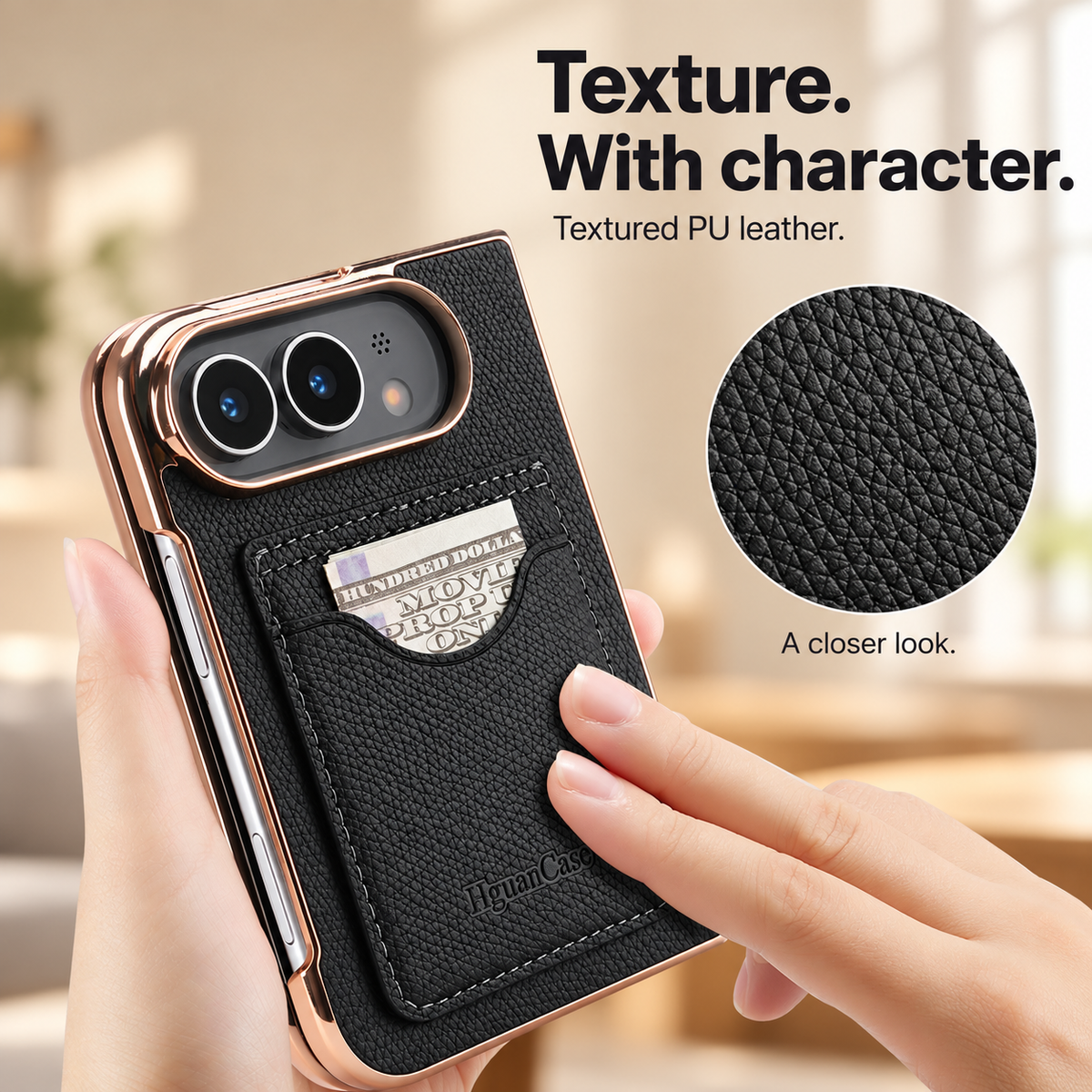 iPhone Duo Wallet Case with Stand