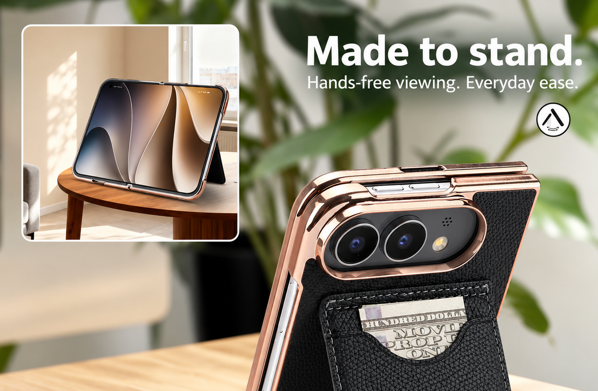 iPhone Duo Wallet Case with Stand