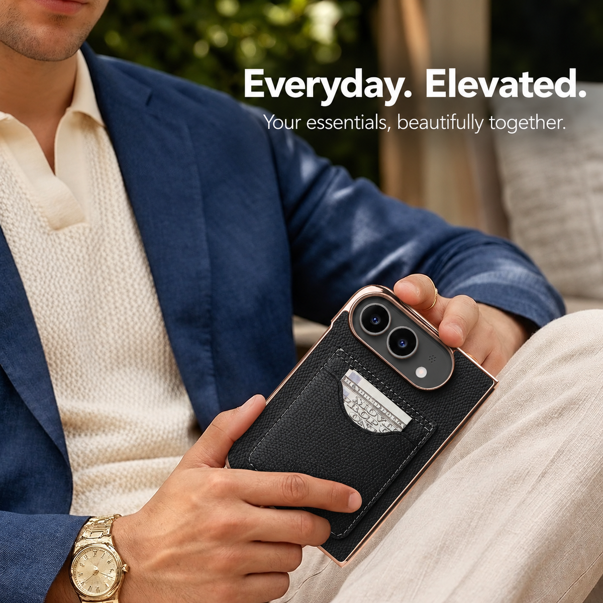 iPhone Duo Wallet Case with Stand
