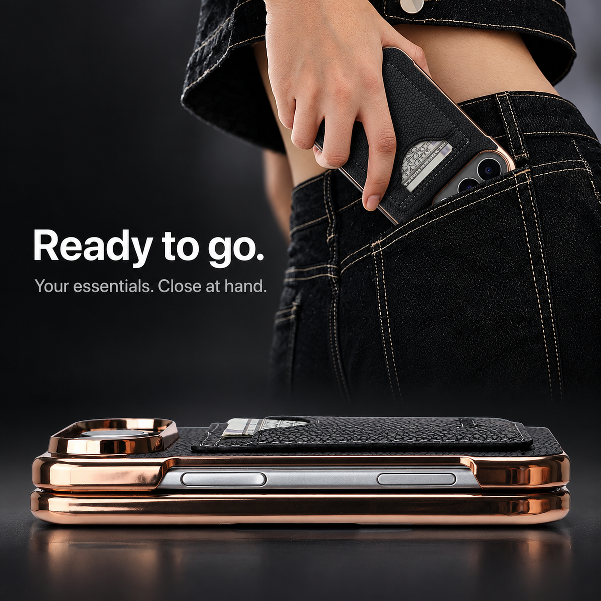 iPhone Duo Wallet Case with Stand