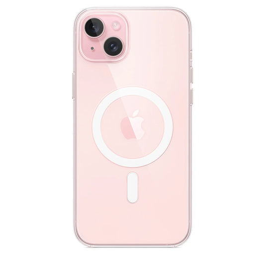 Coque transparente pour iPhone 15 Plus avec MagSafe