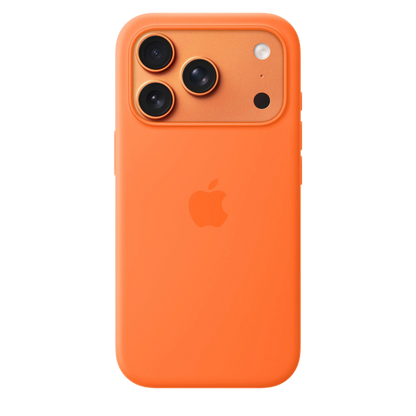 Coque en silicone iPhone 17 Pro avec MagSafe