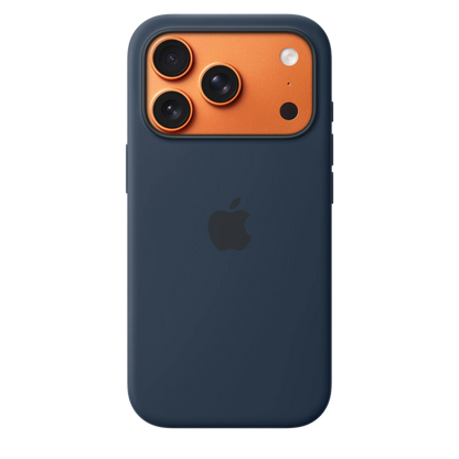 Coque en silicone iPhone 17 Pro avec MagSafe