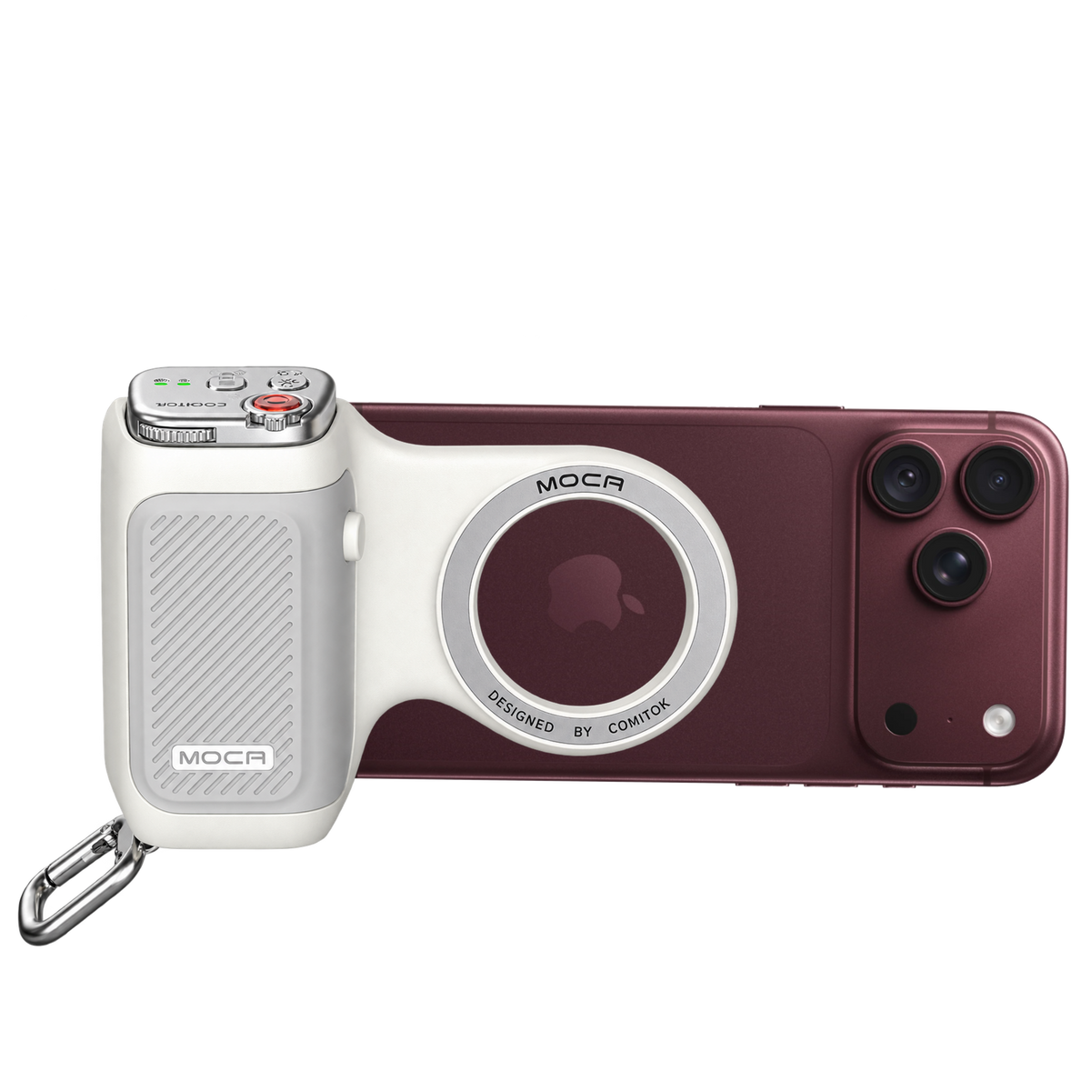 COMITOK MOCA ARCO Magnetic Camera Grip with Remote for iPhone